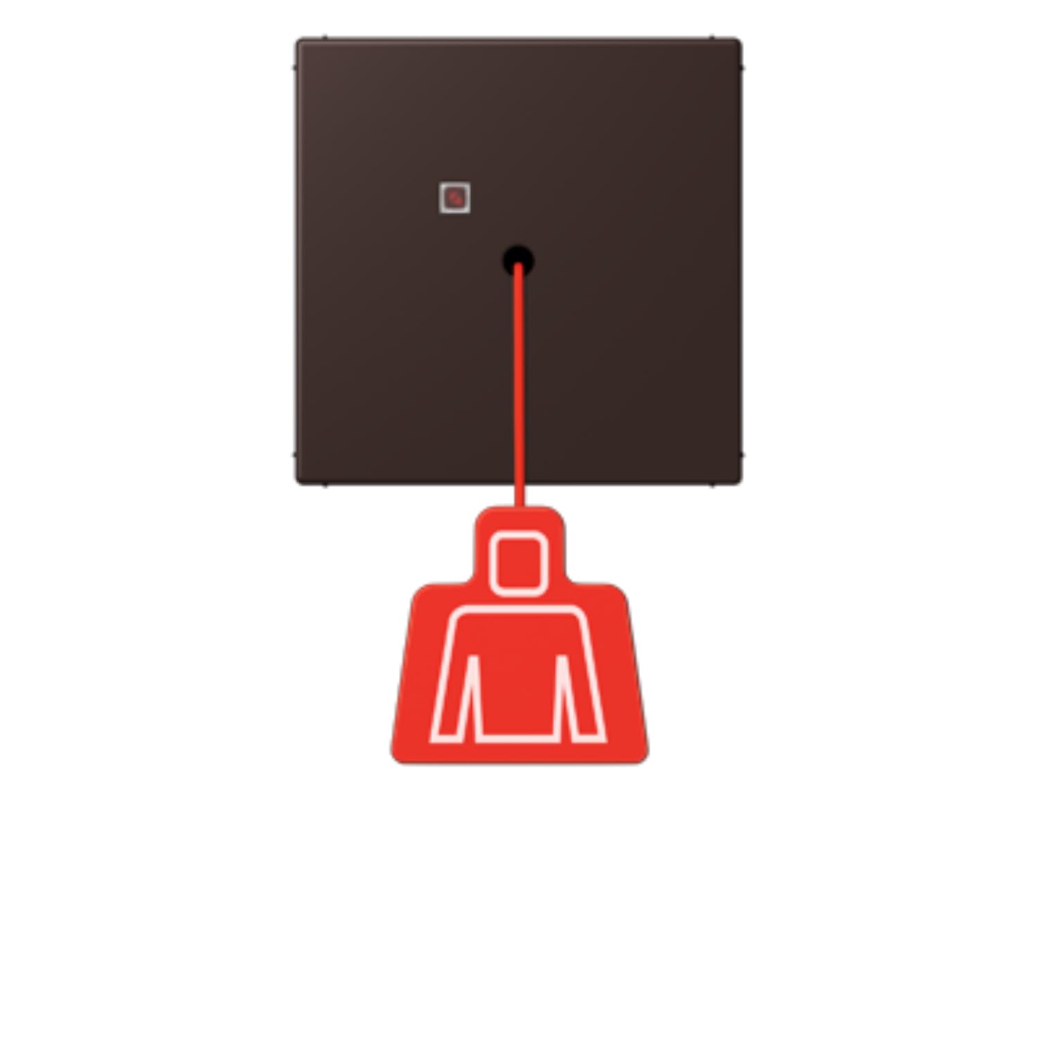Bouton poussoir avec poignée LC4320J JUNG NRSLC0834ZT252 pour commande murale