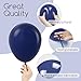 120pcs Navy Blue Balloons, 18 12 10 5 inch Navy Blue Balloons Different Sizes Dark Blue Balloon Arch Kit for Graduation Wedding Birthday Party Decorations