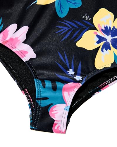 Image of Century Star Girls Bathing Suit One Piece Swimsuit for Kids Cute Bow Striped Swimwear for 4-13 Years