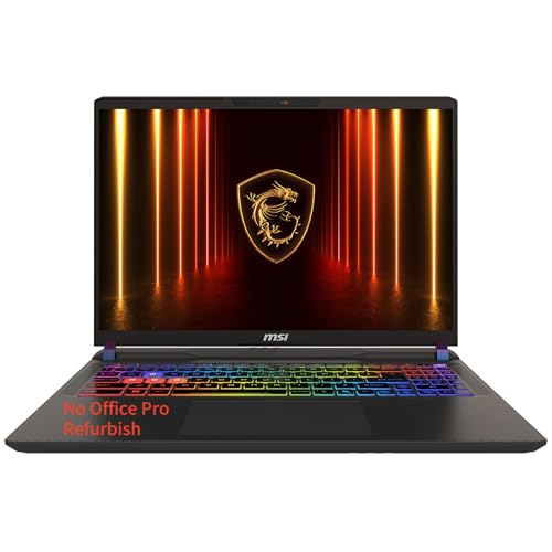 MSI Vector 16 HX Gaming Laptop, NVIDIA RTX 5080 16GB GDDR7, Intel Ultra 9 275HX(Up to 5.4GHz), 16 inches QHD+ LCD 240Hz, Thunderbolt 5, 64 GB DDR5, 2 TB SSD, Windows 11 Pro, Office Pro Lifetime