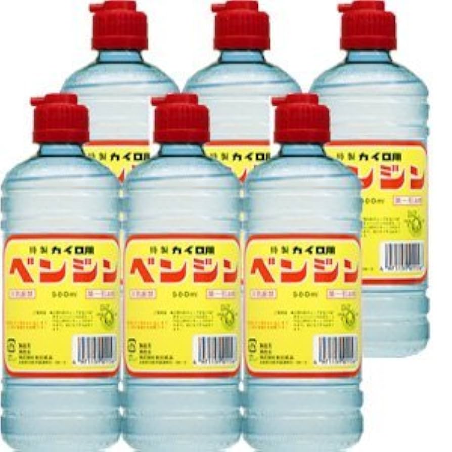 Amazon.co.jp: オクダ化学工業 ベンジン 500mlx6個