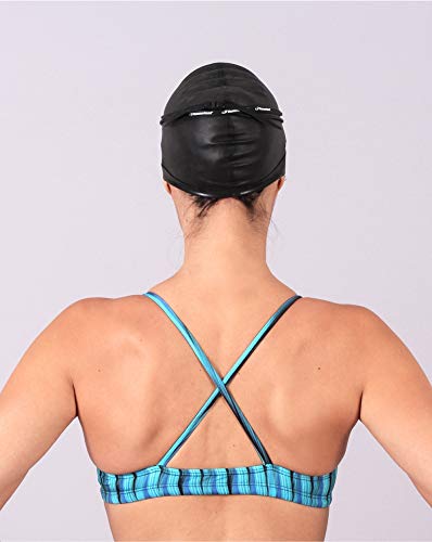 Fabíola Molina Top Para Natação Comfort Master , Azul, Tamanho P/S