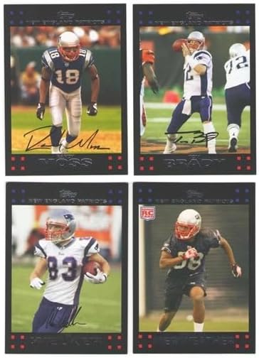 New England Patriots 2007 Topps Football 12 Card Factory Sealed NFL Team Set