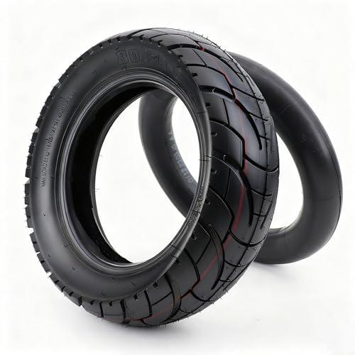 10 Zoll E Scooter Reifen 10x3.0 Zoll Off Road City Road Luftreifen Ersatz Verdickte Luftreifen Innen und Außenreifen 255 x 80 10 x 3.0 80/65-6