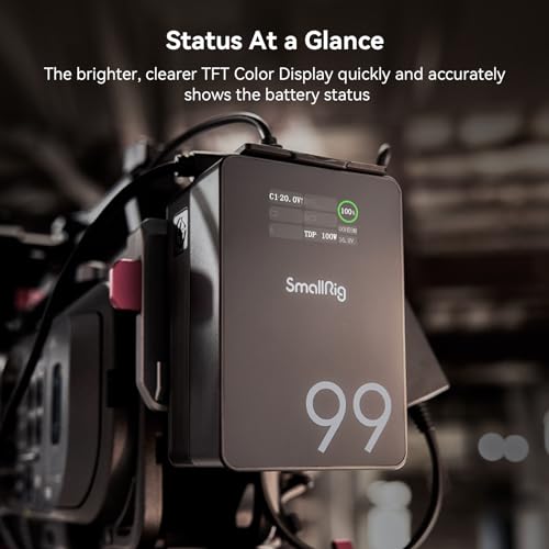 SMALLRIG V Mount Battery VB99 Pro, 6700mAh, 99Wh, 14,8V V-Mount Akku - 4292 – Ansicht 6