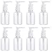 Produktbild hugttt 8 Stück 50 ml Reise-Flaschen Pumpflasche tragbar leer klare Kunststoffflasche Spender
