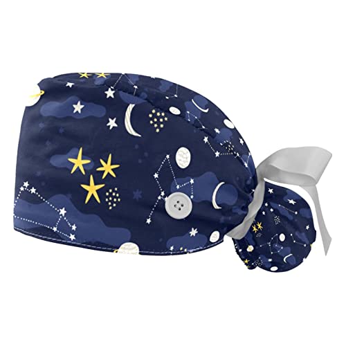 Casquettes de travail Galaxy Space ajustables pour égayer vos journées