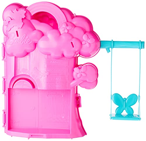 Barbie Casa NA Árvore Sandalia Rasteira, Meninas, ROSA/BRANCO PEROLADO, 30