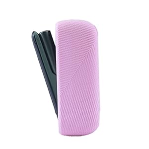Siliconen hoes compatibel met IQ-O-SS ILU-MA E-sigaret beschermhoes E-sigarettenhouder E-sigaret opbergtas draagbare elektronische sigaret pocket box 12 kleuren (roze)