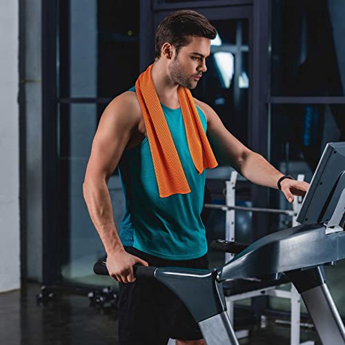 Image of Redbaker 90 Pcs Cooling Towels Bulk for Neck Face 40 inchx12 inch,Coloful | Ice Towel Cooling Rags Bulk Microfiber Quick Dry Sweat Towel for Gym Running Yoga Outdoor Sports Homeless Donations