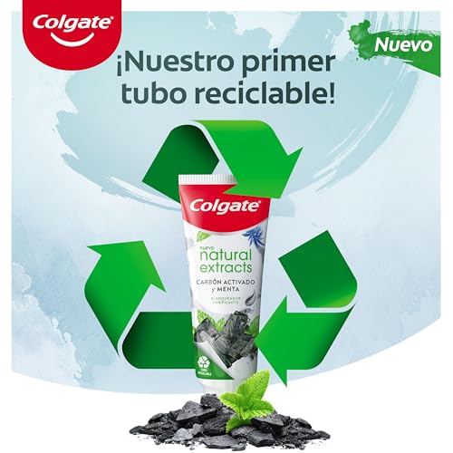 Colgate Creme Dental Natural Extracts Carvão Ativado E Menta 90G