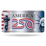 Rico Industries USA America's 250TH Birthday Metal Auto Tag 6