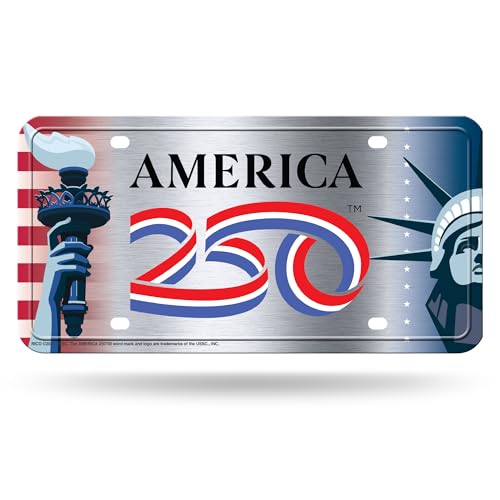 Rico Industries USA America's 250TH Birthday Metal Auto Tag 6