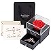 Becoyou Rosa Eterna , Plástico Rosa Preservada Regalos Mujer Regalos Originales para Mujer Regalo Original