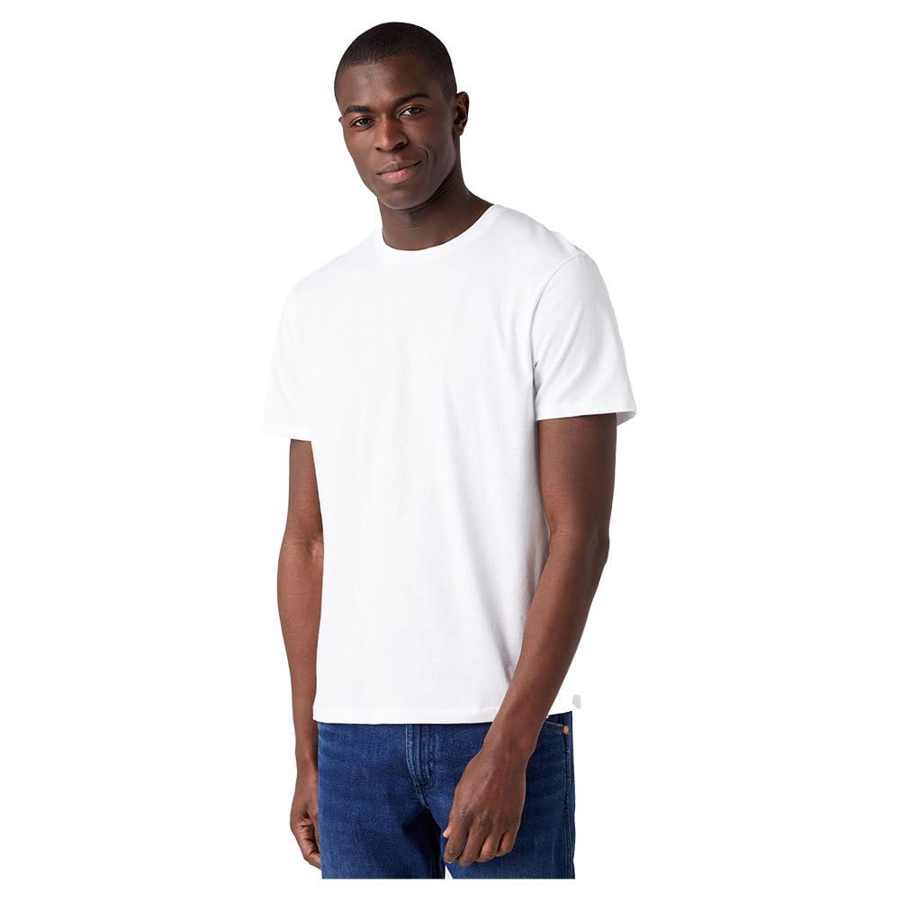 Wrangler Men's 2 Pack TEE Shirt, White, XX-Large