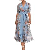 Material: The fabric of this summer wedding guest dress offers a light and smooth touch, giving a breezy wearing experience. It drapes nicely, enhancing the overall elegance of the summer dresses, keeping you comfortable throughout the day Features: ...