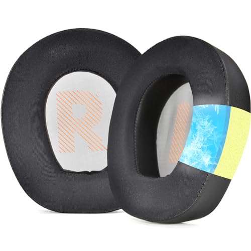 JBL Quantum Q200 Q300 oorkussens, eiwitleer, koelgel traagschuim, comfortabele pasvorm, geluidsisolatie, zwart