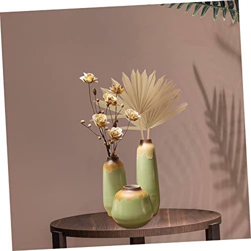 Adorno natural de hoja de palma seca para decoración miniatura 6