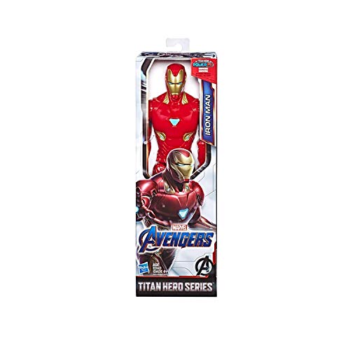 Marvel Avengers: Endgame - Iron Man Titan Hero Compatible con Power FX (Figura de acción de 30 cm, Power FX no Incluido)