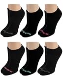 Reebok Women’s Athletic Socks – Performance Cushioned Low Cut Socks (6 Pack), Size Shoe Size:...