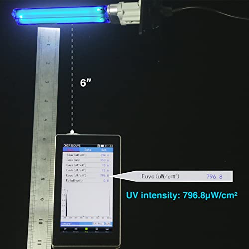 Image of Coospider 9W HAVC UV Light Bulb,Replacement Sanitizer UVC Bulb for AC System, G23 2 Pin UVC Bulb for AC Duct.110v
