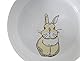Nobby Nager Keramik Napf Rabbit, gelb/weiß Ø 11cm x 4,5 cm, 1 Stück