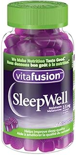 Vitafusion SleepWell Gummy Vitamins with Melatonin, 60 Count