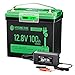 HYSINCERE 12V 100Ah LiFePO4 MINI Lithium Batterie mit LED y 5A LiFePO4 Ladegerät, 100A BMS & Max.15000 Zyklen, 12Volt Deep Cycle Akku 1280Wh Wiederaufladbare für Wohnmobil, Camping, Solar Home Systeme