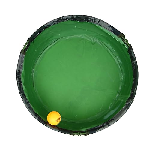 VICASKY 1PC Outdoor Portable Folding Basin Multifunctional Water Container for Camping Hiking Fishing Travel Lightweight Durable Design with Random Inner Color Random Color