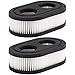 Produktbild Luftfilter Rasenmäher Motor 2 Pcs Rasenmäherfilter Briggs Stratton Ersetzen Luftfilter briggs stratton Ersatz für Luftfilter und Vorfilter Reiniger für Briggs Stratton Motoren 798452 593260 5432 5432K