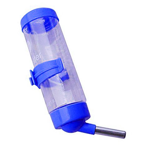 Sage Square Leak Proof Cage Attachment Water Bottle Cum Feeder for Hamster/Guinea Pig/Rabbit/Puppy/Cat/Kitten/Dwarf/Gerbil/Mice/Ferret (Blue) -250 ml (B07H4KXFRD) Amazon Price History, Amazon Price Tracker