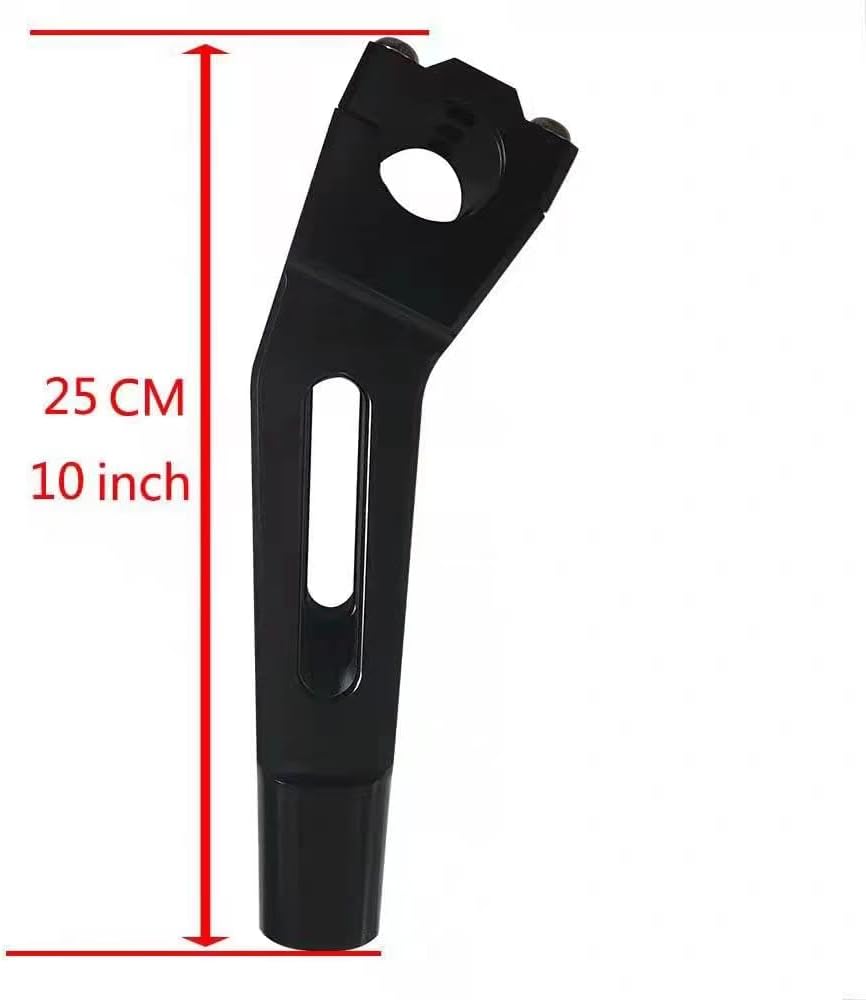10" Height 1 inch & 1.25 inch Size Adjustable Handlebar Riser Clamp Pullback Fit For Harley Dyna Fat Bob Street Bob Low Rider Touring Electra Glide Fat boy