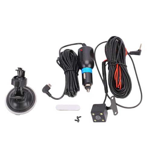 Dashcam 1080P HD con triple objetivo gran angular para camiones 7