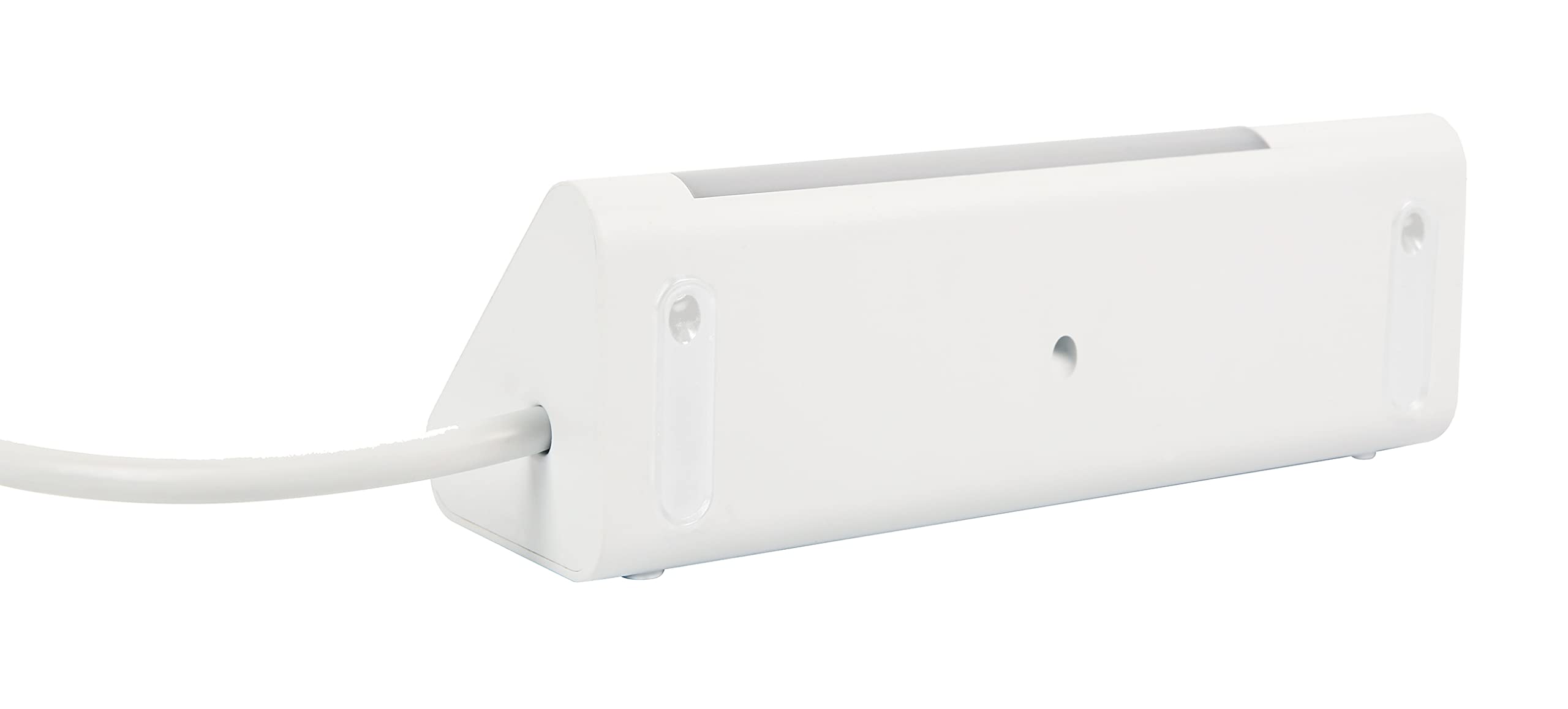 maxtrack Presa da tavolo NV70-3WL, 3 prese, ad angolo, 2 porte di ricarica USB e illuminazione a LED, presa multipla per casa con pulsante per spegnere l'illuminazione a LED, cavo da 3 m