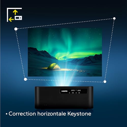 Projecteur Overmax 4K Multipic 5.2 Wi-Fi Bluetooth Google TV avec zoom électrique intégré - 6