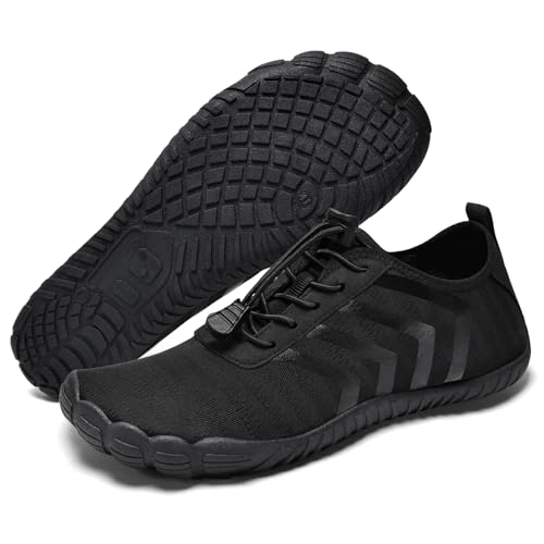 Torotto Barfußschuhe Fitnessschuhe Barfussschuhe Herren Damen Atmungsaktiv Schnell Trocknen Knit