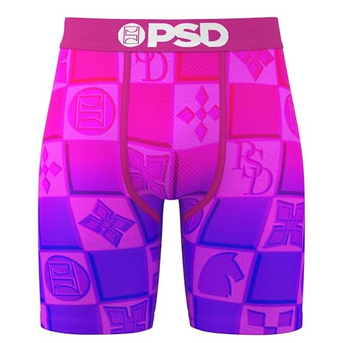 PSD Men's Knight Lux Boxer Briefs, Multi, M