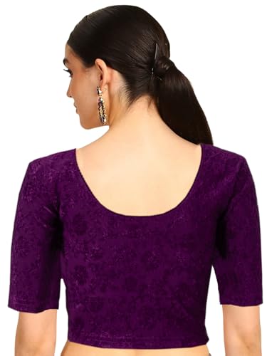 Chandrakala Readymade Blouses for Women Sarees,Stretchable(B202-P)2