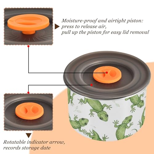 Contenedor hermético para café de acero inoxidable 900 ml miniatura 3