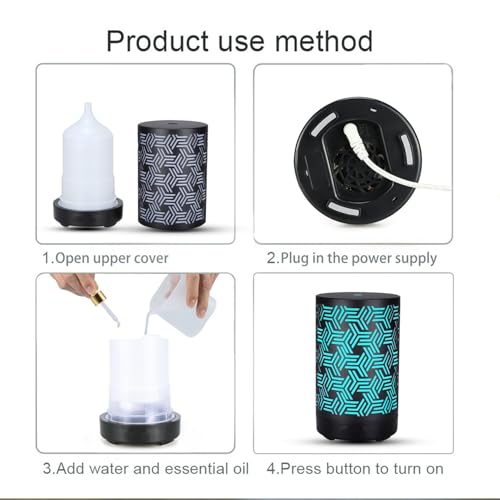 Humidificador ultrasónico 100ML con control remoto miniatura 5