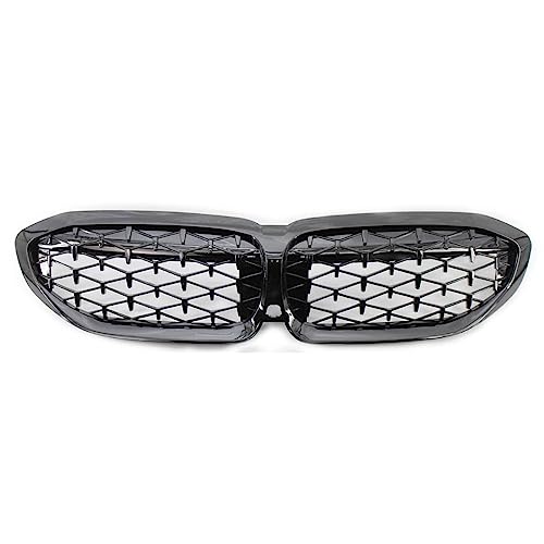 Grille d'aération du flux d'air calandre avant diamant pour refroidissement BMW G20 G21