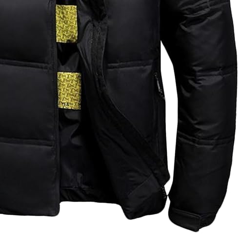Doudoune d'hiver à capuche manteau ski épais homme parka - 6