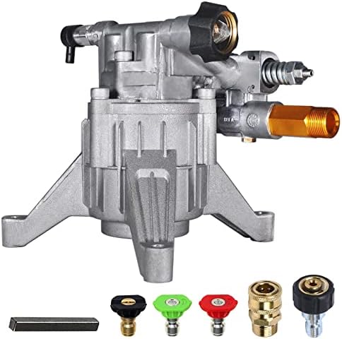 TOOLCY 7/8" Shaft Vertical Pressure Washer Pump, 2500-3100PSI @ 2.5 GPM OEM & Power Washer Pump for Gas Washer, Replacement Pump fit for: 308653052, 308653058, 308653078, msv3024 & Honda Simpson etc