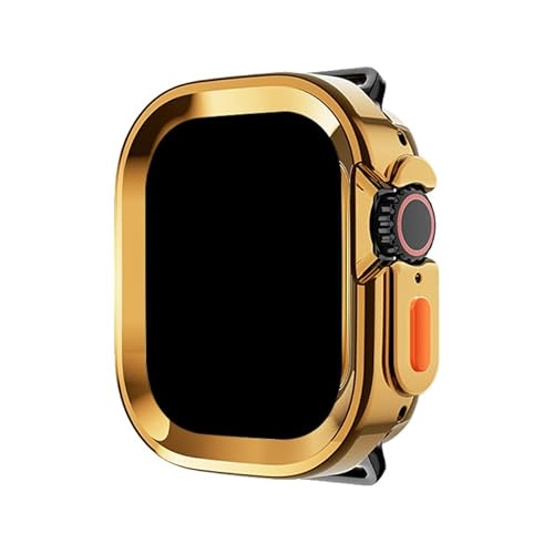 yAGENIUSzX}[gEHb`یP[XEApple Watch Ultra 2/1p P[X ϏՌ TPU \tgP[X op[ 49mm  bL AbvEHb` Eg2/1 Jo[(S[h)
