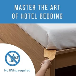 Maplefield 1 Pack Extra Wide Bamboo Sheet Tucker & Mattress Grip Tool to Secure Sheets in Hotel-Level Bedding