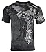 Xtreme Couture by Affliction Men's T-Shirt Battledome (M) Charcoal