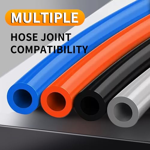 JmoJmexx 3/8 Brass Hose Barb Repair Kit, 3 Connectors & 6 Clamps