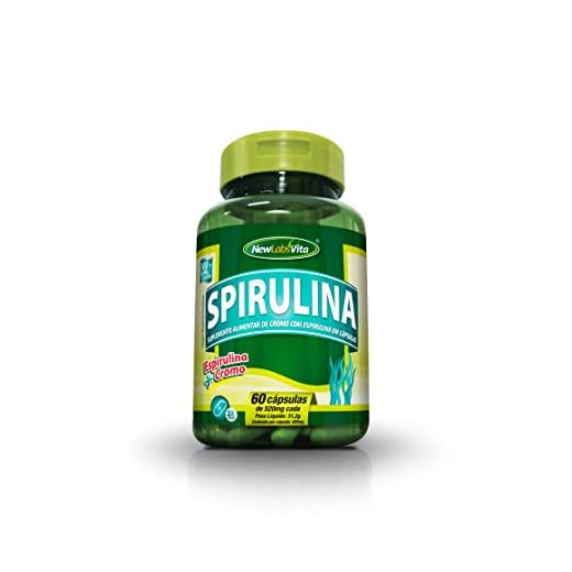 Espirulina e Cromo, Spirulina, New Labs Vita, 60 Cápsulas