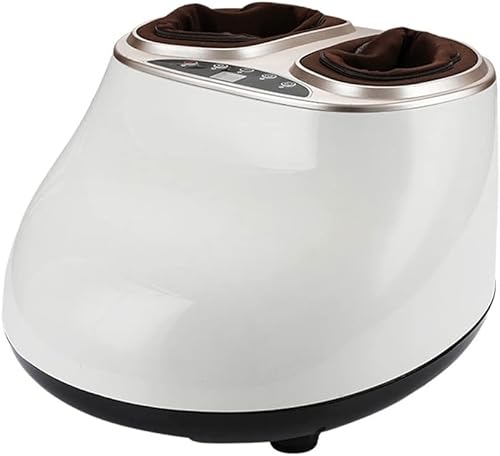 TOEWOE Masajeador de pies con calor, máquina masajeadora de pies Shiatsu para aliviar el dolor, masaje de tejido profundo, compresión de aire,