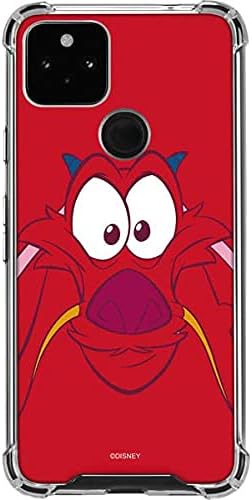 Skinit Clear Phone Case Compatible with Google Pixel 4a 5G - Officially Licensed Disney Mulan Mushu Design
